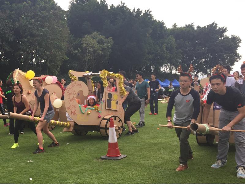 flat out sleigh ride christmas themed activity